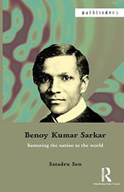 Cover of Benoy Kumar Sarkar by Satadru Sen