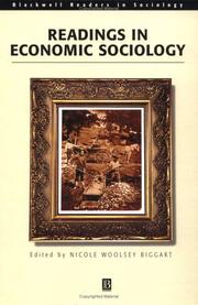 Cover of Readings in economic sociology by Nicole Woolsey Biggart