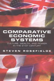 Cover of Comparative Economic Systems by Steven Rosefielde