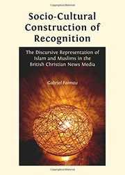 Front cover of Socio-cultural construction of recognition by Gabriel Faimau
