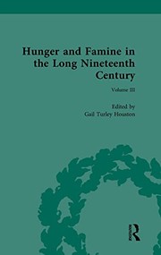 Cover of Hunger and Famine in the Long Nineteenth Century by Gail Turley Houston
