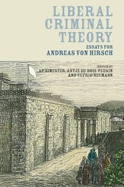 Cover of Liberal criminal theory by A. P. Simester