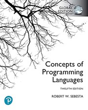 Front cover of Concepts of Programming Languages, Global Edition by Robert W. Sebesta