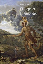 Front cover of L'Europe et la profondeur by Pierre Le Coz