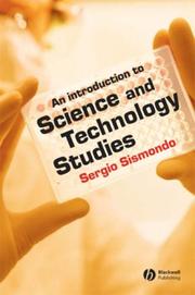 Front cover of An introduction to science and technology studies by Sergio Sismondo