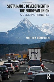 Front cover of Sustainable Development in the European Union by Matthew Humphreys