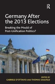 Cover of Germany after the 2013 Elections by Gabriele D'Ottavio