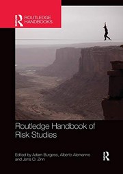 Front cover of Routledge Handbook of Risk Studies by Adam Burgess