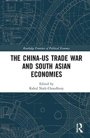 Front cover of China-Us Trade War and South Asian Economies by Rahul Nath Choudhury
