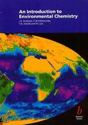 Front cover of An introduction to environmental chemistry by P. Brimblecombe