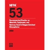 Cover of NFPA 53, Recommended Practice on Materials, Equipment, and Systems Used in Oxygen-Enriched Atmospheres by National Fire Protection Association (NFPA)