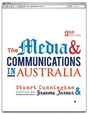 Cover of The media & communications in Australia by Graeme Turner