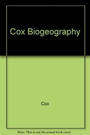 Cover of Biogeography by C. Barry Cox