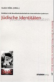Front cover of Schriften des Centrums f ur J udische Studien, Bd. 1: J udische Identit aten: Einblicke in die Bewusstseinslandschaft des  osterreichischen Judentums by Steve Beller