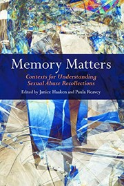 Cover of Memory matters by Janice Haaken