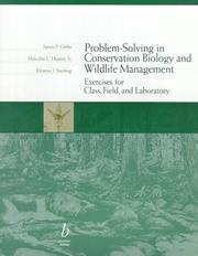 Front cover of Problem-solving in conservation biology and wildlife management by James P. Gibbs