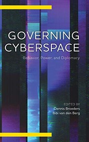 Front cover of Governing Cyberspace by Dennis Broeders