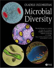 Cover of Microbial diversity by Oladele Ogunseitan