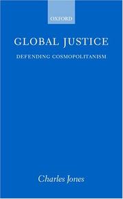 Front cover of Global Justice by Charles Jones - undifferentiated