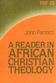 Front cover of A Reader in African Christian theology by John Parratt