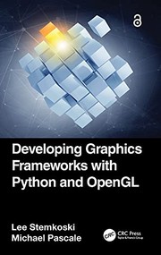 Cover of Developing Graphics Frameworks with Python and OpenGL by Lee Stemkoski