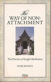 Cover of The way of non-attachment by Dhiravamsa.