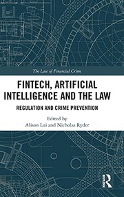 Cover of Fintech Artificial Intelligence and the Law by Alison Lui