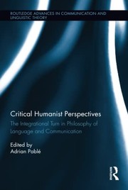 Cover of Critical Humanist Perspectives by Adrian Pablé