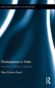 Cover of Shakespeare and Hate by Peter Saval