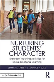 Cover of Nurturing Students' Character by Jeffrey S. Kress