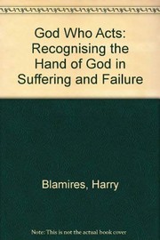 Front cover of A God who acts by Harry Blamires