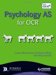 Front cover of Ocr Psychology for a Level Book 1 by Louise Ellerby-Jones