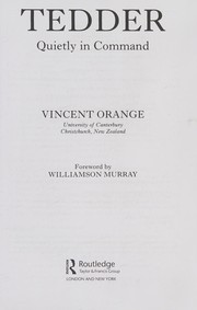 Cover of Tedder by Vincent Orange