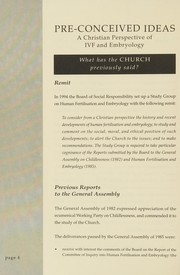Front cover of Pre-conceived Ideas by Church of Scotland Board of Social Responsibility
