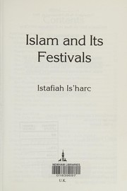Front cover of Islam and its festivals by Istafiah Isʾharc