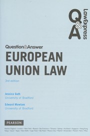 Cover of Law Express Question and Answer by Jessica Guth