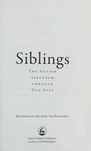 Cover of Siblings by Anne Van Rensselaer