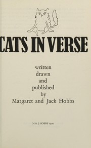 Front cover of Cats in verse by Margaret Hobbs