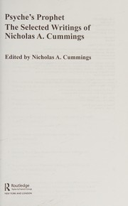 Cover of Psyche's Prophet by Nicholas Cummings