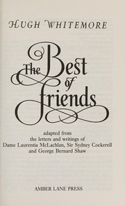 Front cover of The best of friends by Hugh Whitemore
