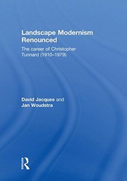 Cover of Landscape modernism renounced by David Jacques