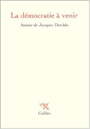 Front cover of La démocratie à venir by Marie-Louise Mallet
