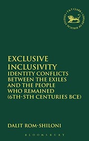Cover of Exclusive inclusivity by Dalit Rom-Shiloni