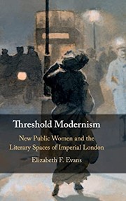 Cover of Threshold Modernism by Elizabeth F. Evans