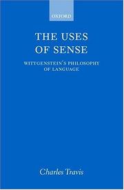 Front cover of The uses of sense by Charles Travis