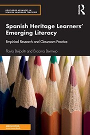 Front cover of Spanish Heritage Language Learners' Emerging Literacy by Flavia L. Belpoliti