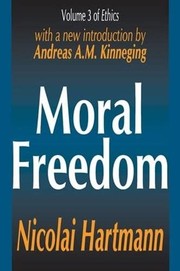 Cover of Moral Freedom by Nicolai Hartmann