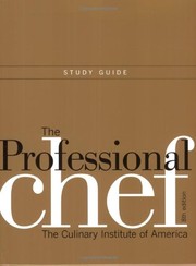Cover of Study guide to accompany The professional chef, Eighth edition by Culinary Institute of America.