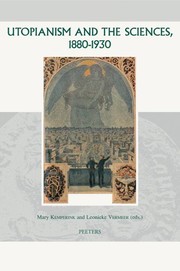 Front cover of Utopianism and the sciences, 1880-1930 by M. G. Kemperink