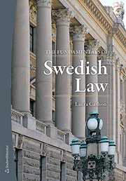Front cover of Fundamentals of Swedish Law by Laura Carlson